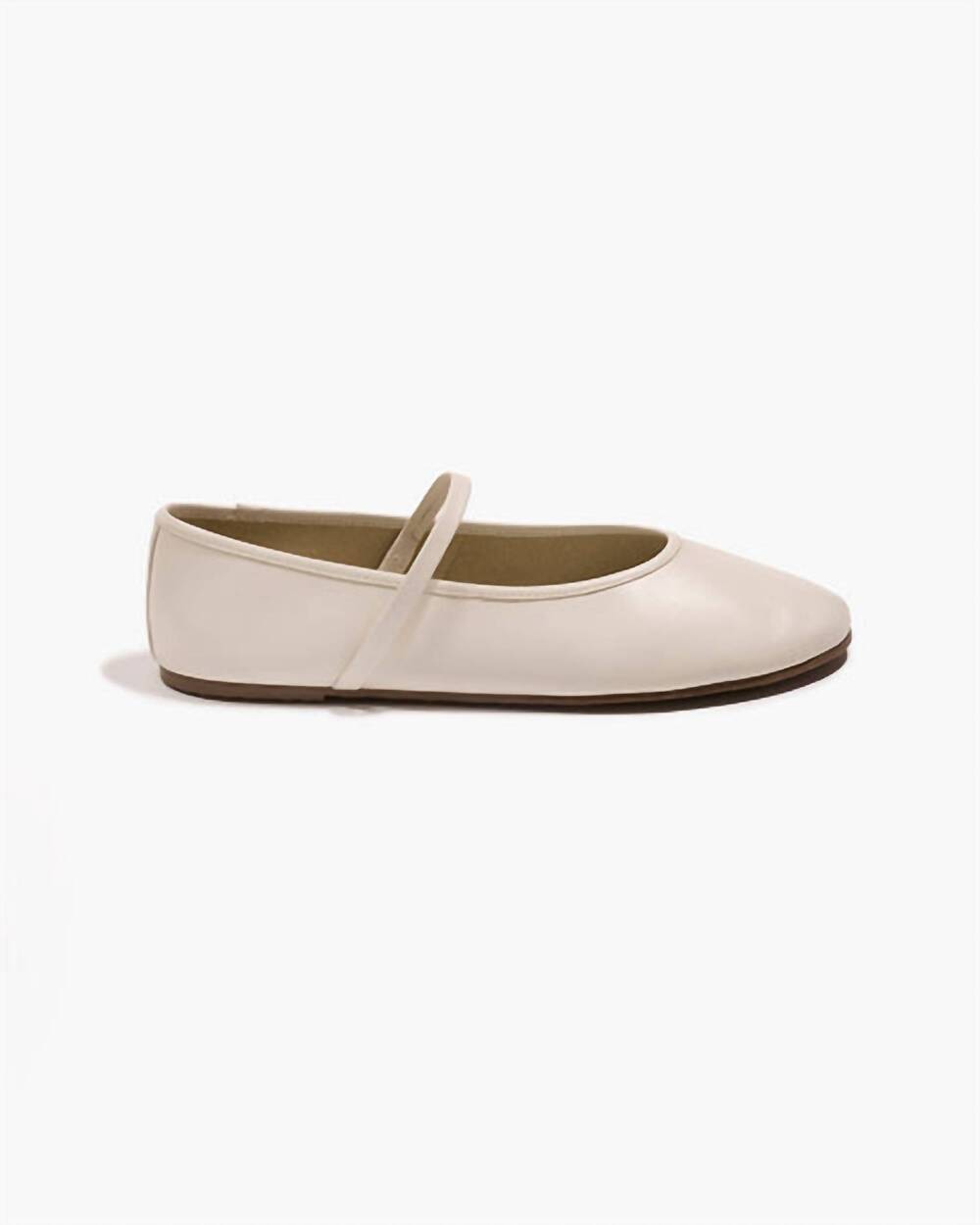 NEW TKEES women's reese ballet flat shoes in cream